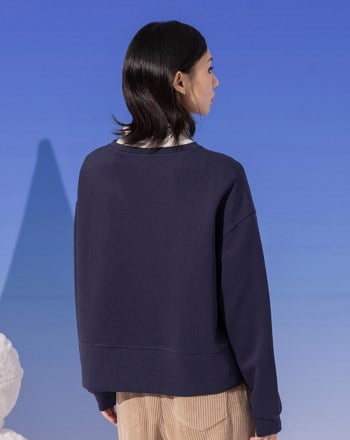 ➤裝飾口袋落肩大學T(兩色)