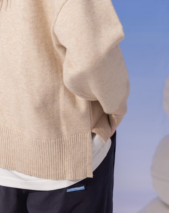 ➤抗起球色塊拼接毛衣(兩色)