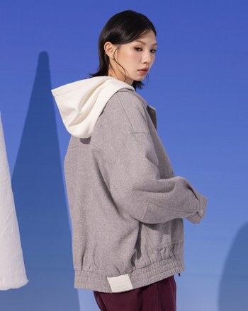 大口袋仿羊絨工裝外套