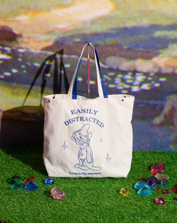 迪士尼系列 糊塗蛋刺繡帆布袋