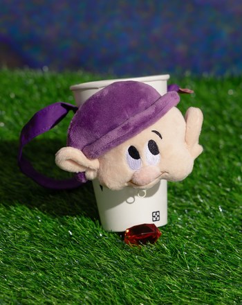 迪士尼系列 糊塗蛋立體娃娃吊飾飲料提袋