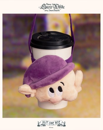 迪士尼系列 糊塗蛋立體娃娃吊飾飲料提袋