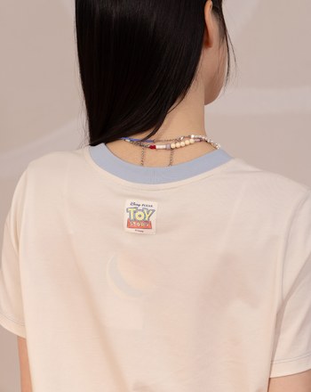 PIXAR系列 KISS ME蛋頭夫婦合肩T恤(兩色)