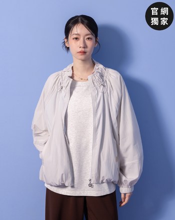 ➤花苞抓褶涼感遮陽外套(兩色)