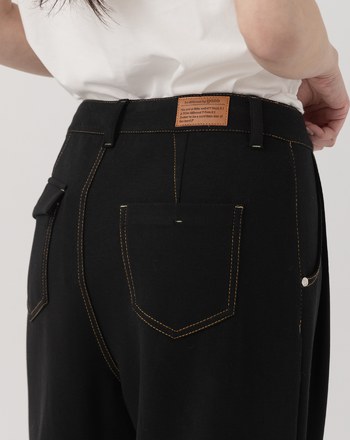 ◢5.0 無懈可擊Q彈慕斯針織長褲(洗鍊黑)