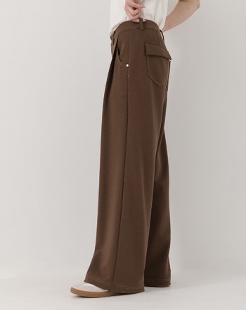 ◢5.0 無懈可擊Q彈慕斯針織長褲(摩卡咖)