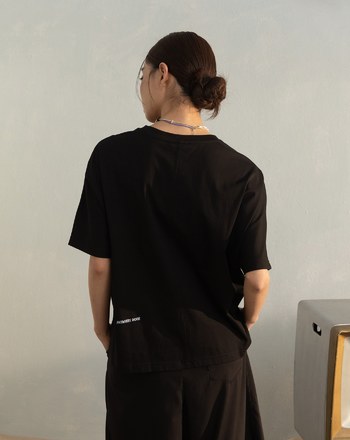 任意門繡花連袖涼感T恤(兩色)