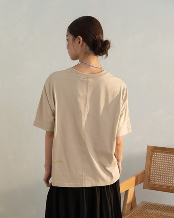 任意門繡花連袖涼感T恤(兩色)