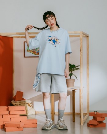 迪士尼系列 三隻小豬康康舞會涼感T恤