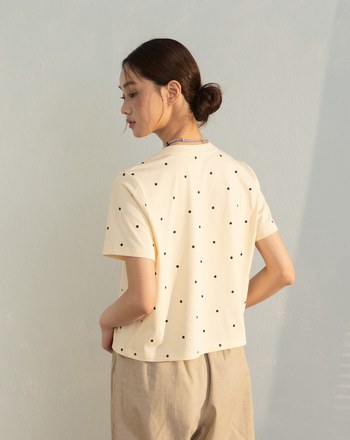 放鬆黑貓點點涼感T恤(兩色)