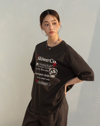 gozo-chill點點寬鬆涼感T恤(兩色)