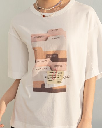 偷閒資料夾瞬涼涼感T恤(兩色)