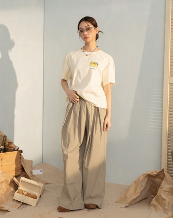 資料夾睡袋小恐龍拉克蘭袖涼感T恤(兩色)