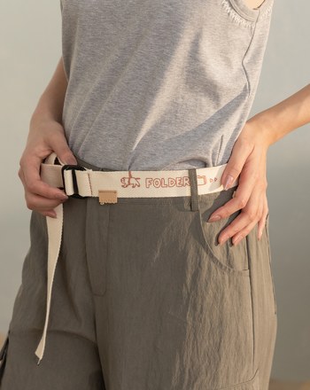 貓咪印花帆布腰帶(四色)