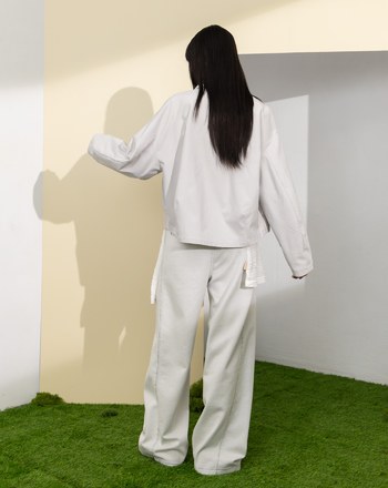 ➤機能輕盈透氣大口袋繭型襯衫(兩色)