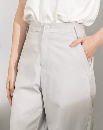 ➤機能輕盈透氣打褶口袋男友褲(兩色)