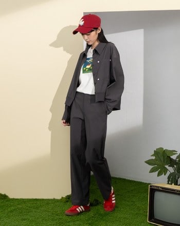 ➤機能輕盈透氣打褶口袋男友褲(兩色)