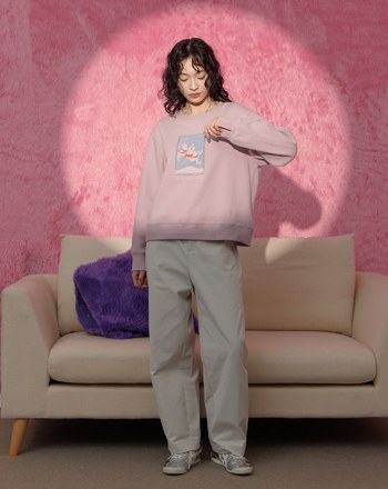 ➤【新年限定】馬上有錢布章刺繡大學T(兩色)