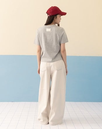 ➤│好事計劃│傳遞愛無限柔膚合肩T恤(灰色)