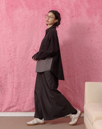 天絲多口袋造型工裝襯衫(兩色)