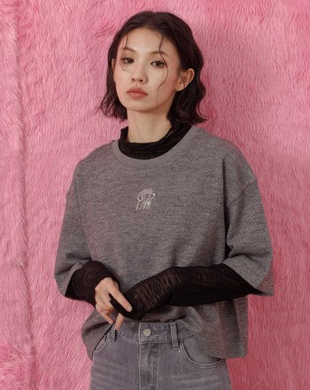 狗狗視角看世界仿羊毛T恤(兩色)