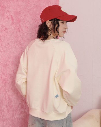 刺繡立體波紋造型大學T(兩色)