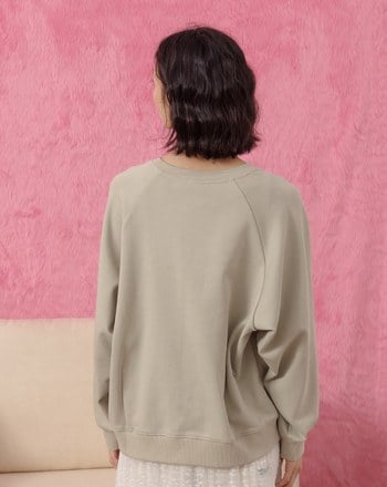 刺繡立體波紋造型大學T(兩色)