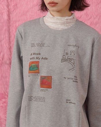 Ada的一週合肩長袖T恤(兩色)