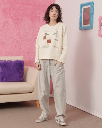 Ada的一週合肩長袖T恤(兩色)