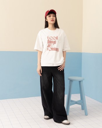 全能防禦Pro+ 好事來了雙層印花T恤(兩色)