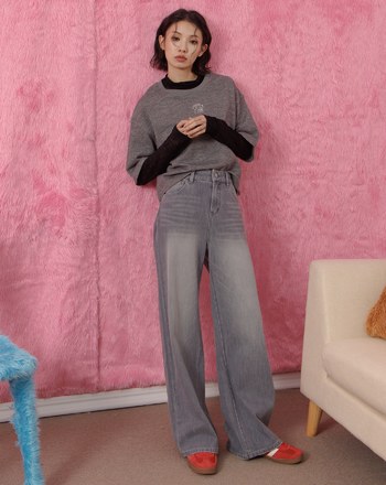 透膚蕾絲内搭長袖上衣(兩色)