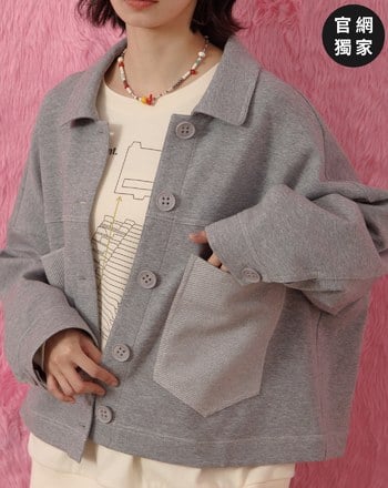 ➤造型大口袋空氣棉工裝外套(兩色)