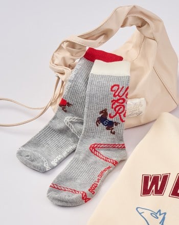 【新年限定】馬上起飛開運配色長襪(兩色)