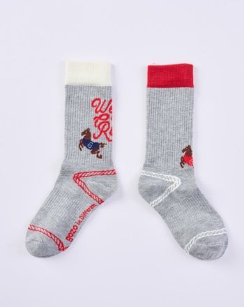 【新年限定】馬上起飛開運配色長襪(兩色)