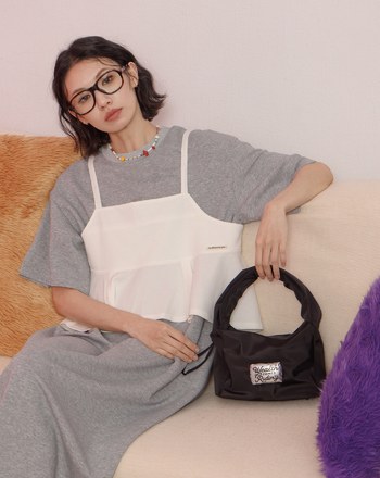 (預購)【新年限定】荷包滿滿抽繩手提包(兩色)