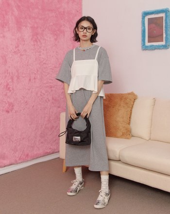 (預購)【新年限定】荷包滿滿抽繩手提包(兩色)