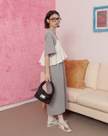 (預購)【新年限定】荷包滿滿抽繩手提包(兩色)