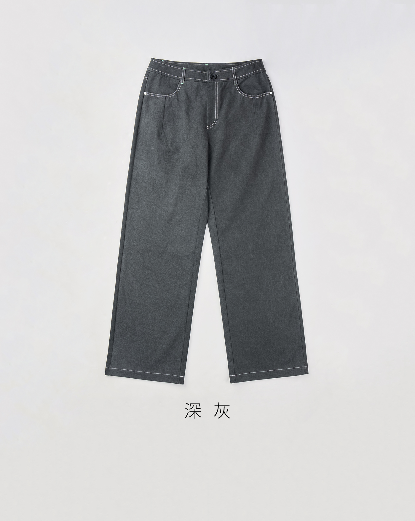 我谷風盆　約32cm×約22.5cm×約3.5cm A｜水洗廢土風打褶直筒寬褲(兩色) | gozo - gozo｜be Different